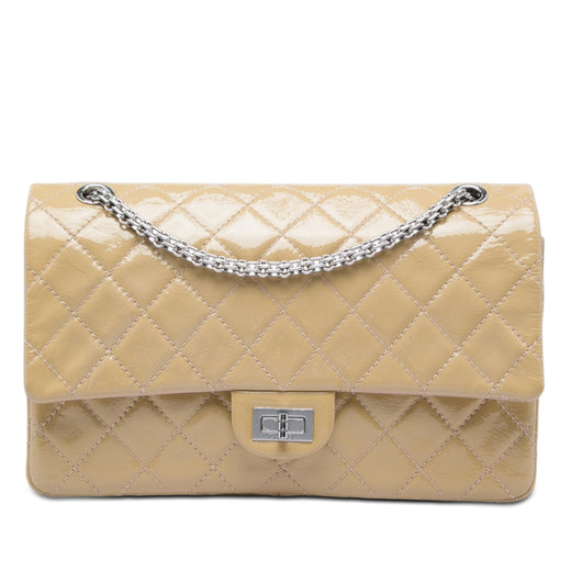 Quilted Crinkled Patent Reissue 2.55 Double Flap 226 - Image 1