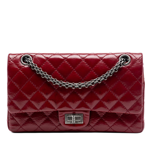Quilted Crinkled Patent Reissue 2.55 Double Flap 225 - Image 1