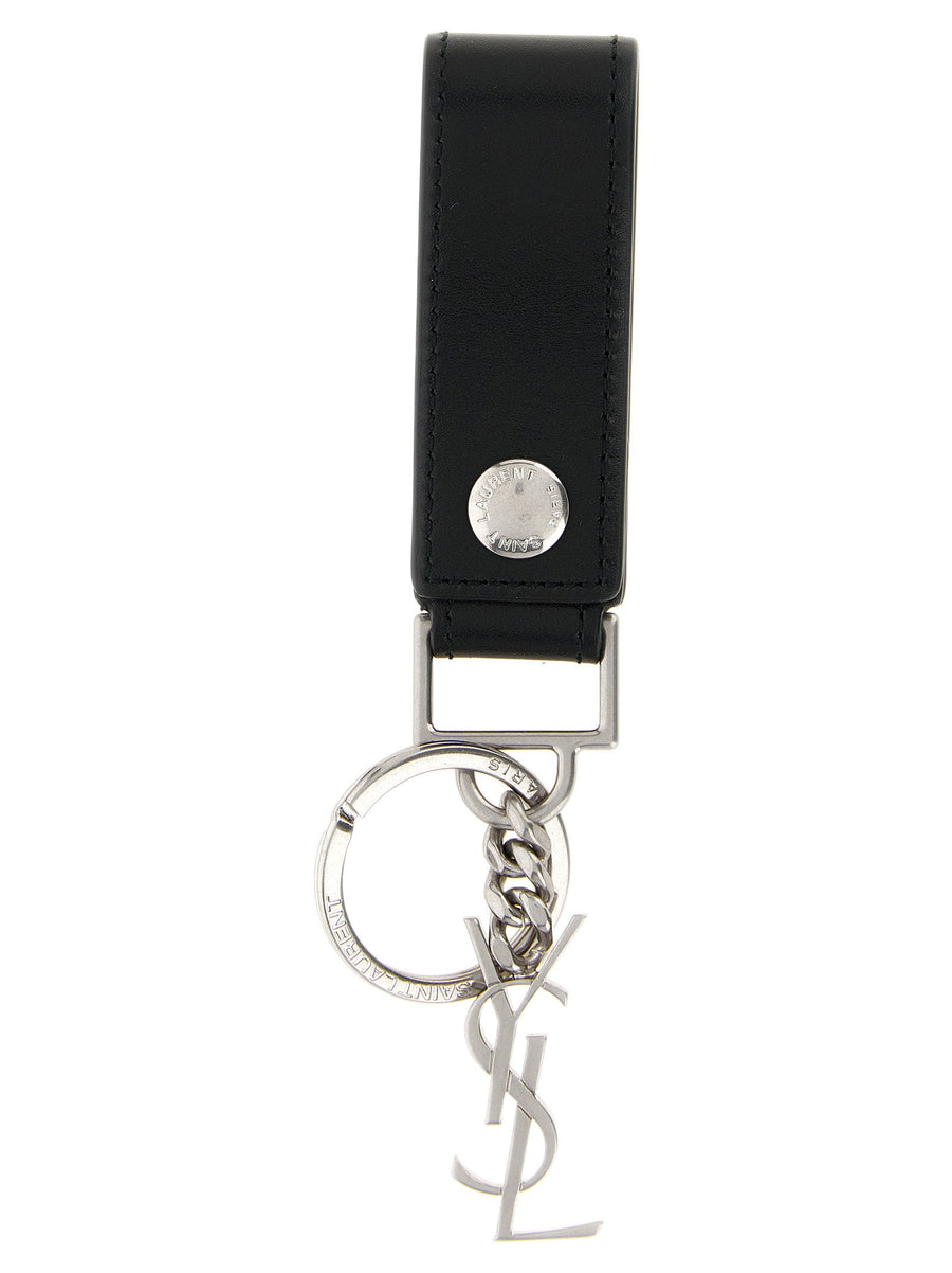 Saint Laurent Key Case — Black Keychains