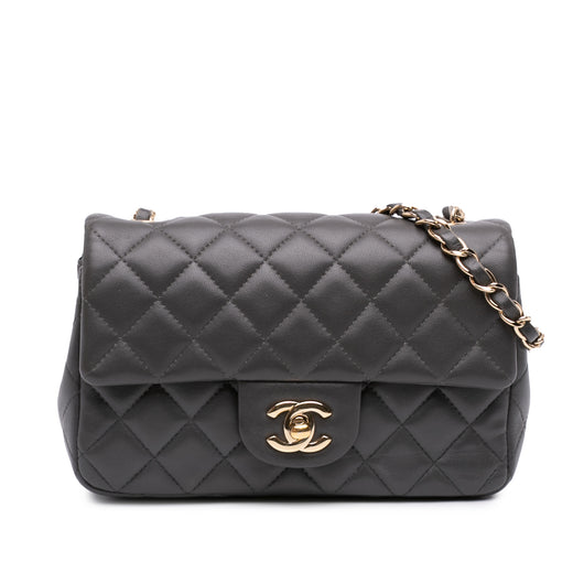 Mini Rectangular Classic Lambskin Single Flap - Image 1