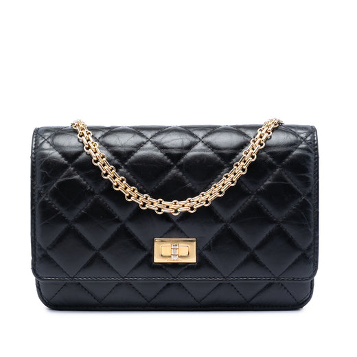 Quilted Aged Calfskin Reissue 2.55 Wallet on Chain - Image 1