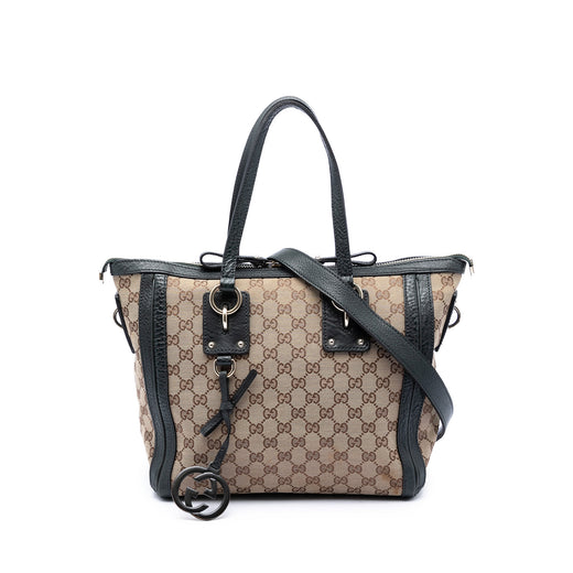 Medium GG Canvas Charm Satchel - Image 1