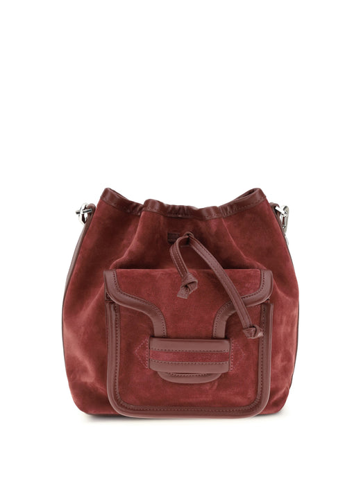 Pierre Hardy Alpha Bucket Bag — Red Calf Leather