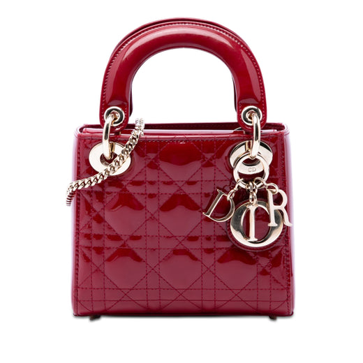 Mini Patent Cannage Lady Dior - Image 1