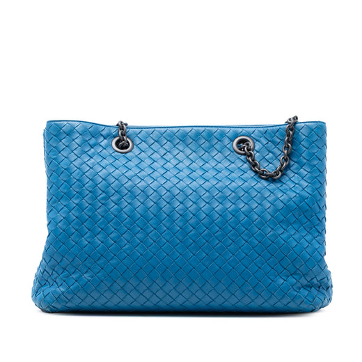 Medium Nappa Intrecciato Double Chain Tote - Image 1
