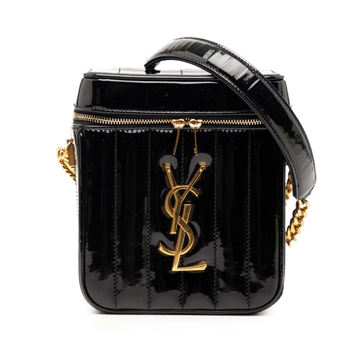Matelasse Patent Monogram Vicky Vanity Bag - Image 1
