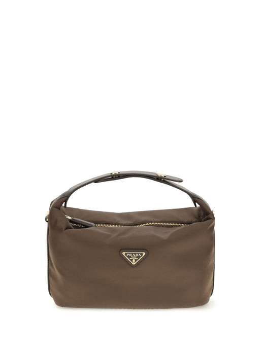 Prada Chérie Shoulder Bag — Brown Recycled Polyamide