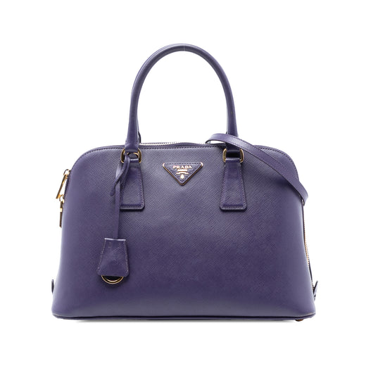 Medium Saffiano Lux Promenade Satchel - Image 1