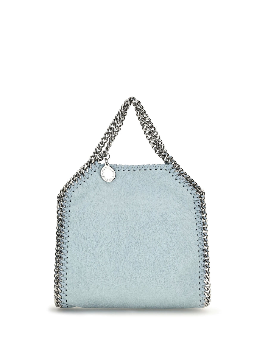 Stella Mccartney Tiny Shaggy Shoulder Bag — Blue Polyester