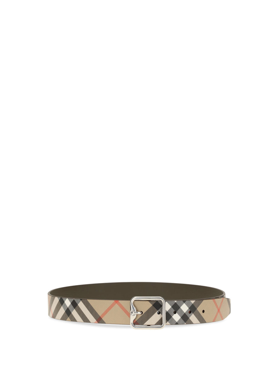 Burberry Belt — Beige Calf Leather