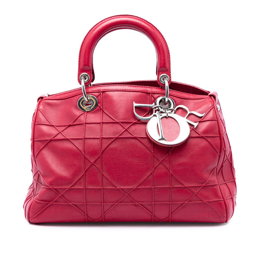 Lambskin Cannage Polochon Granville Satchel - Image 1