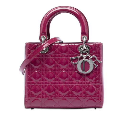 Medium Patent Cannage Lady Dior - Image 1