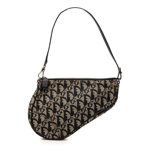 Mini Diorissimo Canvas Saddle Pochette - Image 1