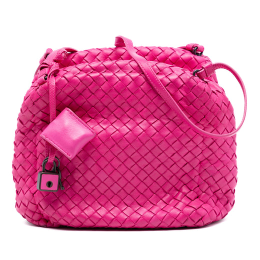 Nappa Intrecciato Cube Crossbody - Image 1