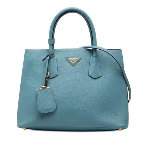 Medium Saffiano Cuir Double Satchel - Image 1