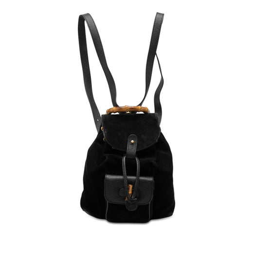 Suede Bamboo Backpack - Image 1