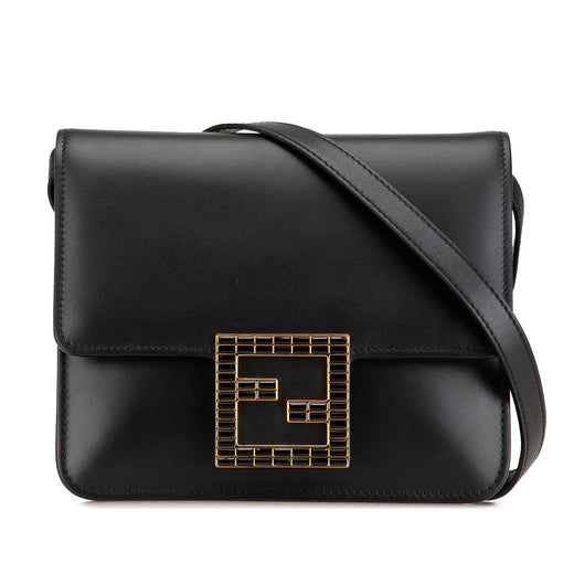 Leather Crystal Fab Crossbody - Image 1
