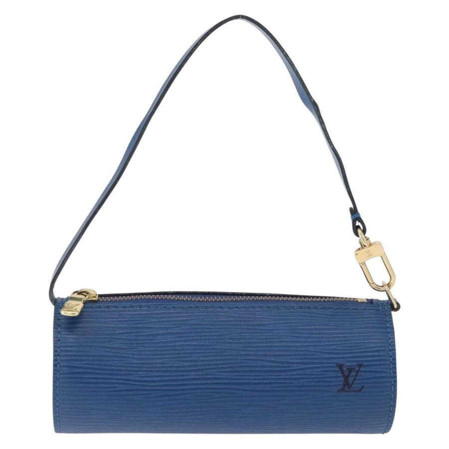 Louis Vuitton Soufflot Pochette Epi Leather Blue Bag