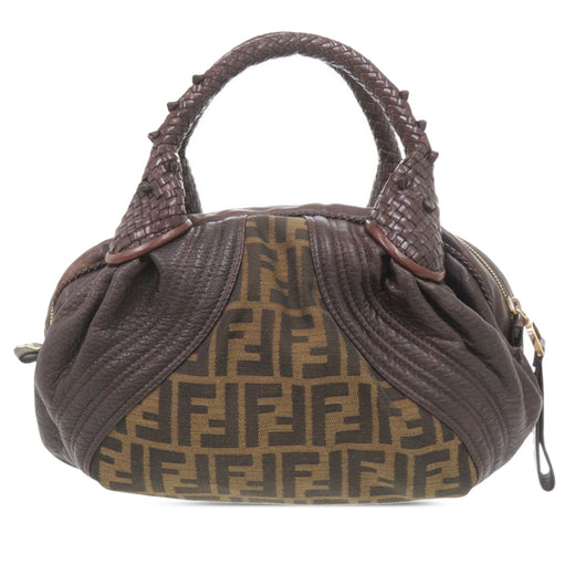 Mini Zucca Canvas and Leather Spy Handbag - Image 1