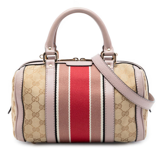 Small GG Canvas Web Joy Boston Bag - Image 1