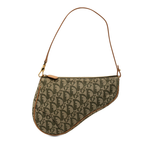 Mini Diorissimo Canvas Saddle Pochette - Image 1