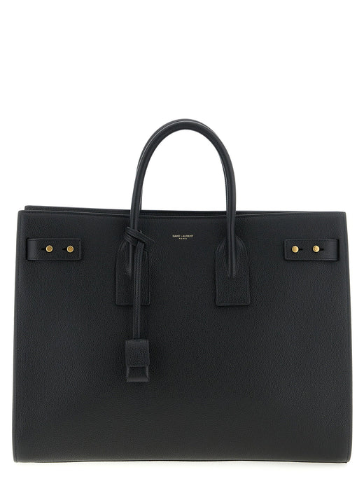Saint Laurent Sac De Jour Top Handle Bag — Black