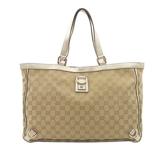 GG Canvas Abbey D Ring Tote - Image 1