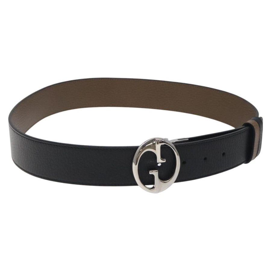 Gucci 1973 Reversible Belt (outlet) Leather Black