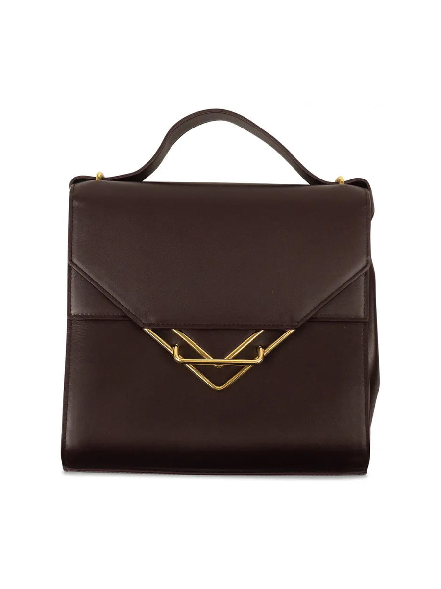 Bottega Veneta Shoulder Bag — Brown Leather