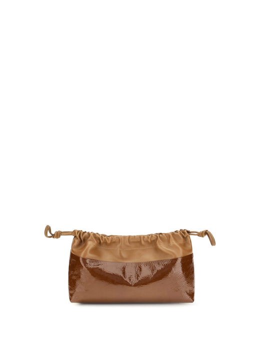 Pierre Hardy Twin Clutch — Bronze Calf Leather