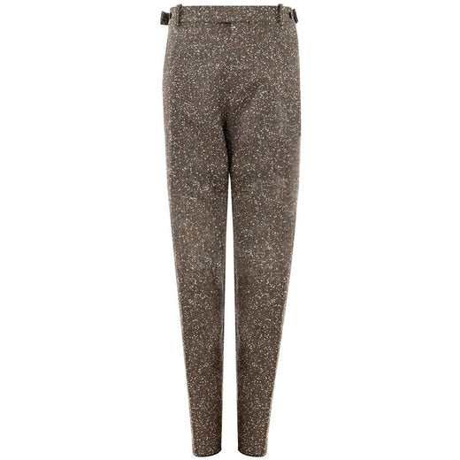 Multicolor Viscose Casual Pants