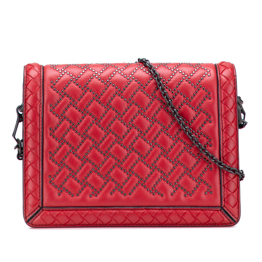 Nappa Intrecciato Microstud Montebello Crossbody - Image 1