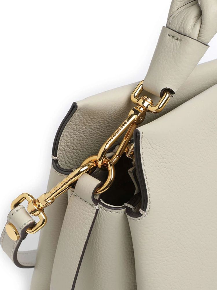 Coccinelle Hobo Bag — Green Double Grainy Leather