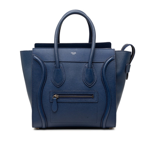Mini Leather Luggage Tote - Image 1