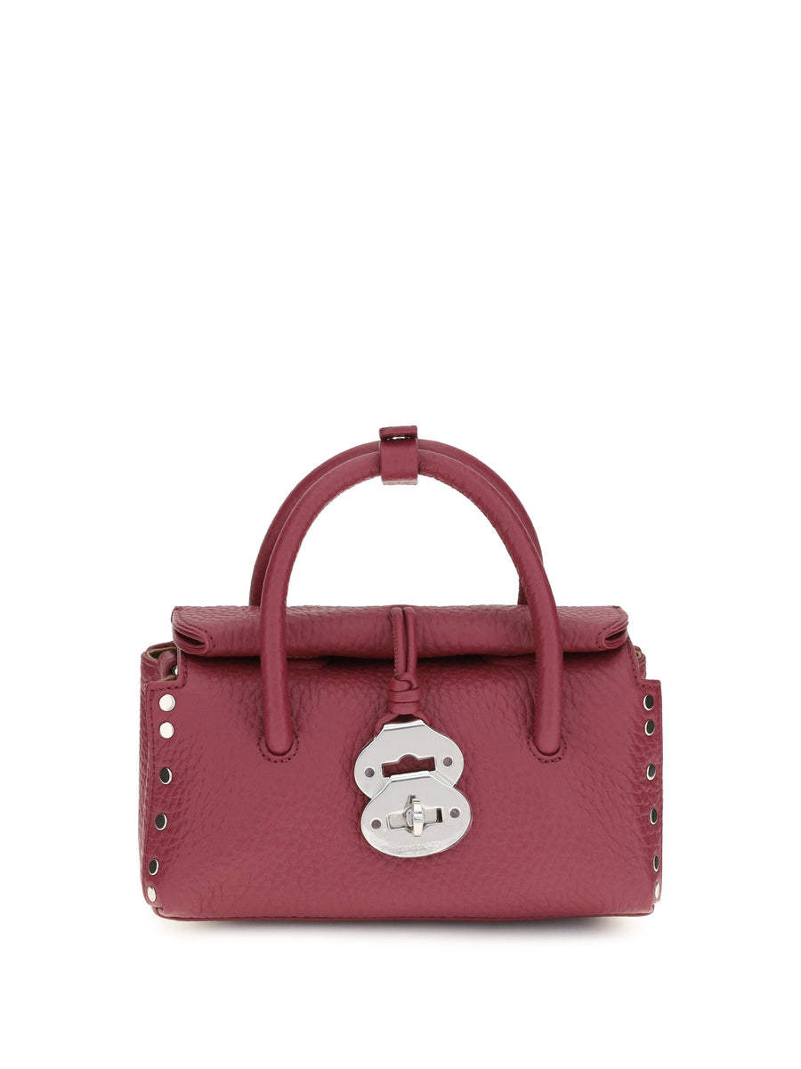 Zanellato Top Handle Bag — Pink Calf Leather Bos Taurus