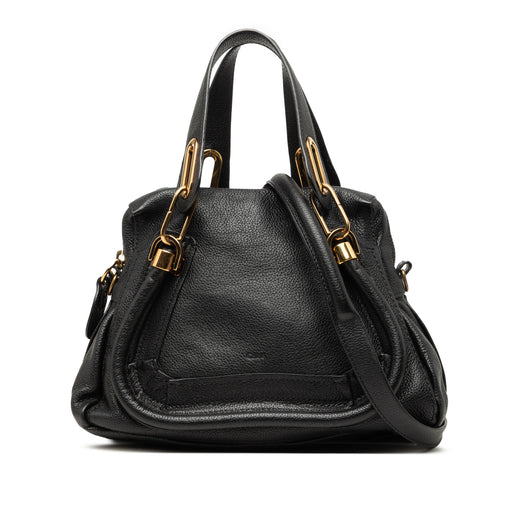 Small Pebbled Leather Paraty Satchel - Image 1