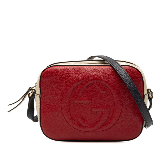 Small Tricolor Leather Soho Disco Crossbody - Image 1