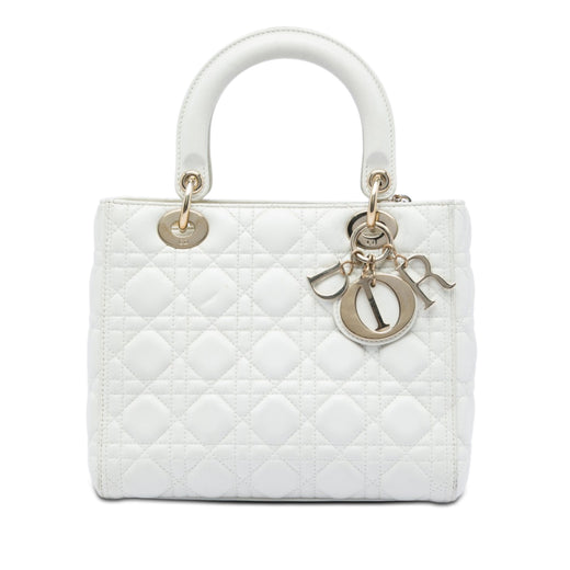 Medium Lambskin Cannage Lady Dior - Image 1