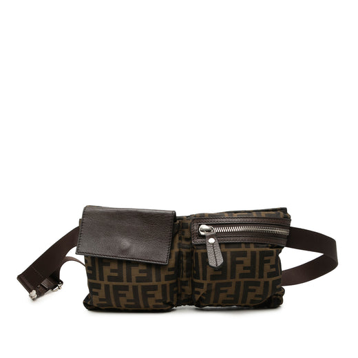 Zucca Canvas Double Pocket Belt Bag - Image 1