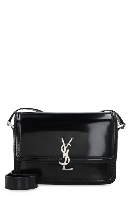 Saint Laurent Solferino Shoulder Bag — Black Calf