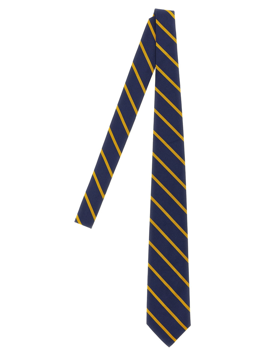 Polo Ralph Lauren Necktie — Navy Pure Repp Silk Neckties