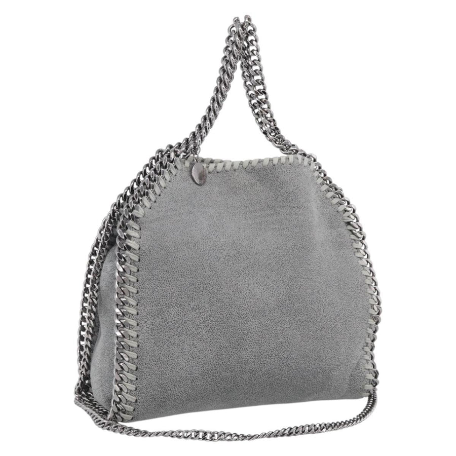 Stella Mccartney Falabella Tote Suede Gray