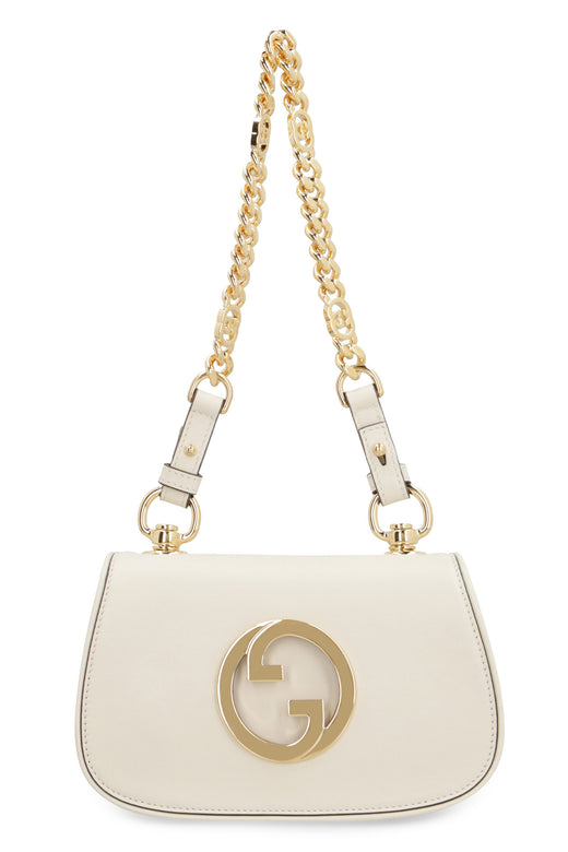 Gucci Blondie Mini Shoulder Bag — White Calf