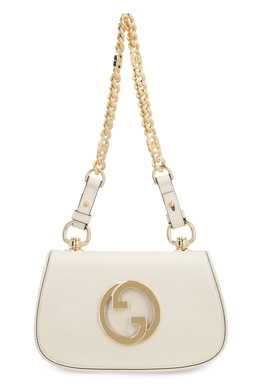 Gucci Blondie Mini Shoulder Bag — White Calf