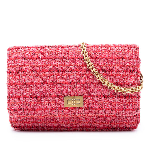 Quilted Tweed Reissue 2.55 Wallet On Chain - Image 1
