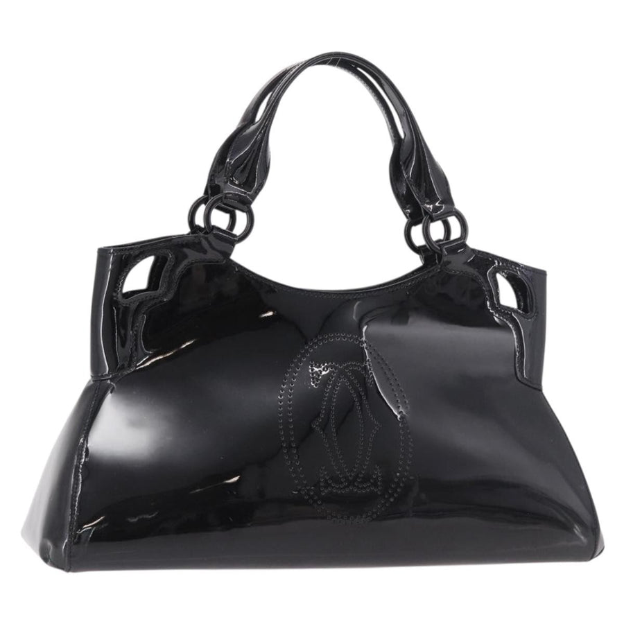 Cartier Marcello Patent Leather Black Patent_leather Bag