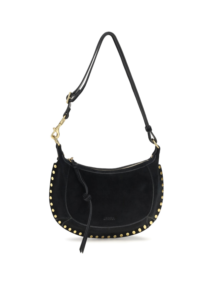 Isabel Marant Shoulder Bag — Black Calf Leather Bos Taurus