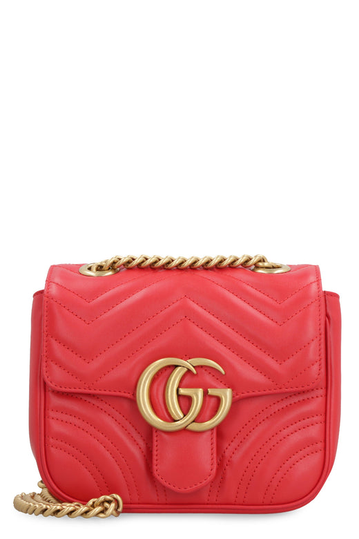 Gucci Shoulder Bag — Red Lamb