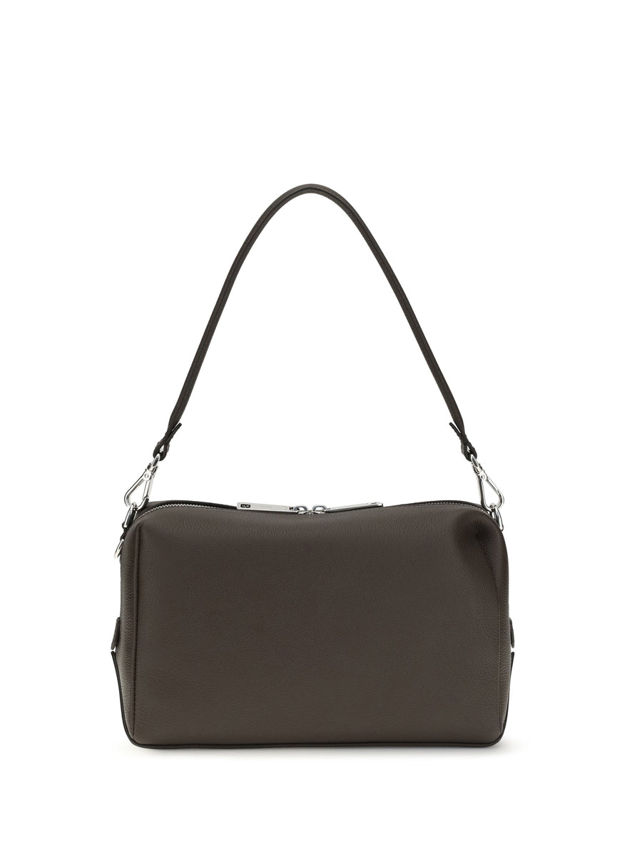 Fendi Shoulder Bag — Brown Calf Leather Bos Taurus