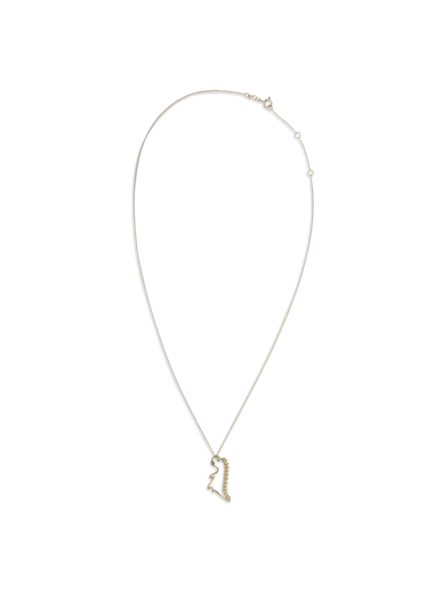 Aliita Dino Esmeralda Necklace — Gold Necklaces